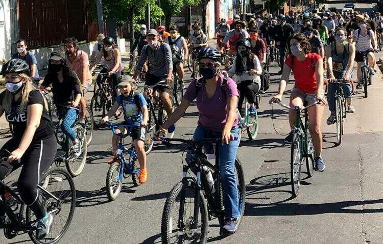 Bicicleteada costa salguero ambiente